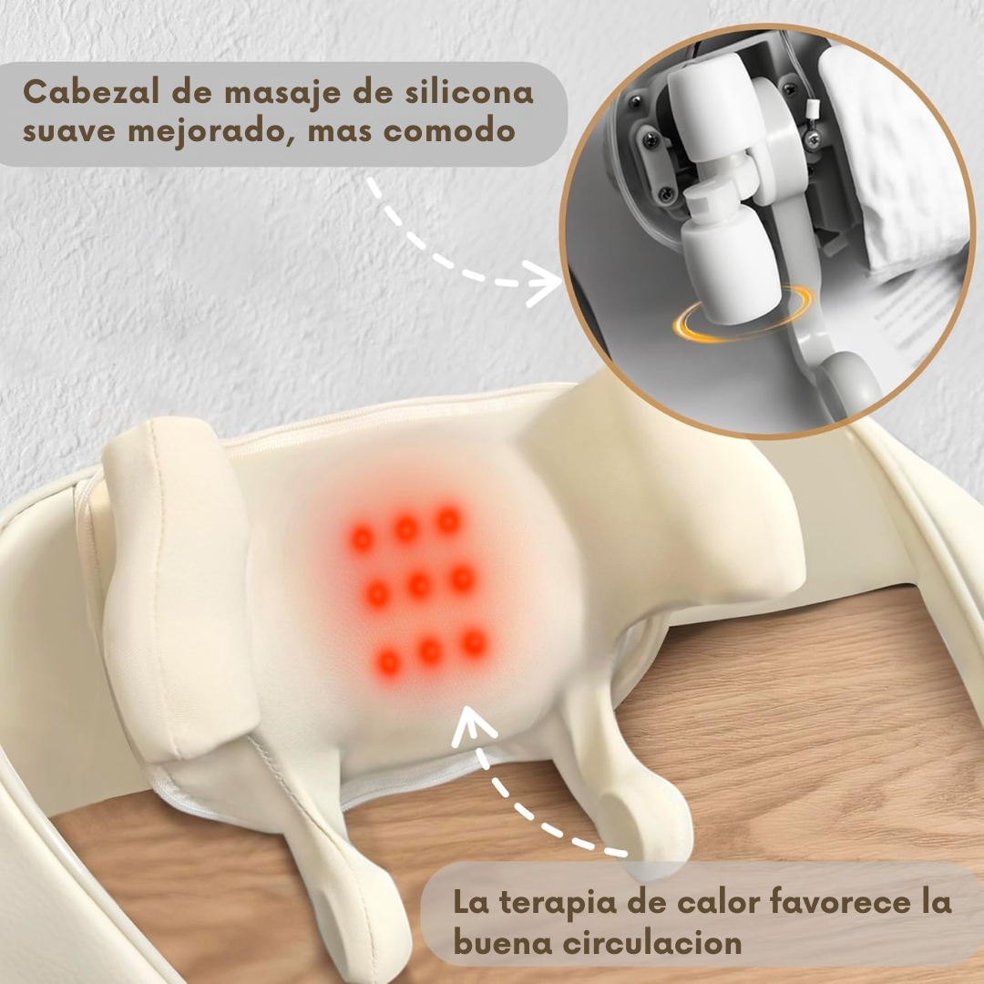 Masajeador inalámbrico para cuello y espalda