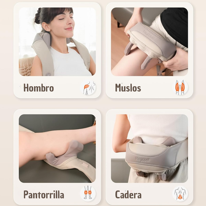 Masajeador inalámbrico para cuello y espalda