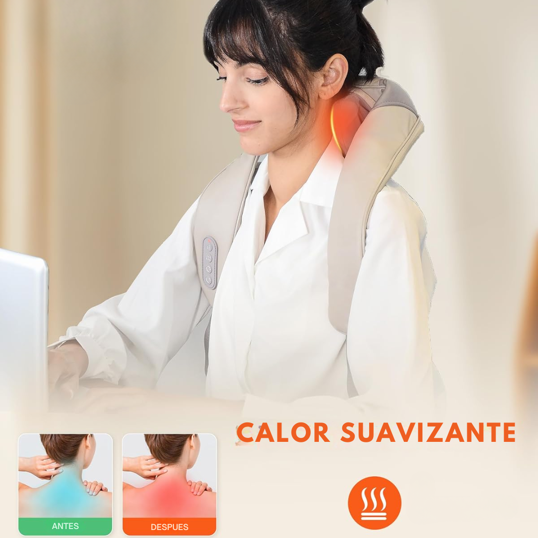 Masajeador inalámbrico para cuello y espalda